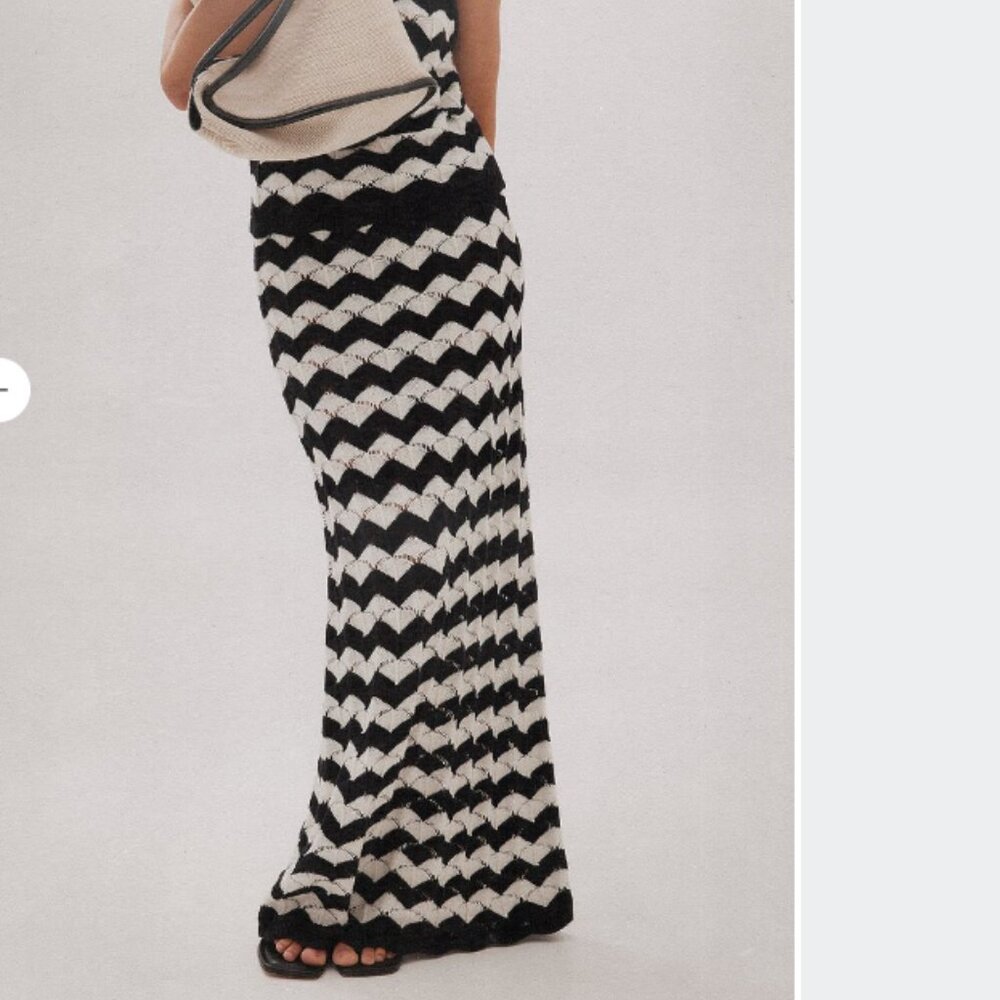 NWT! NA-KD Knitted Striped Maxi Skirt | XS